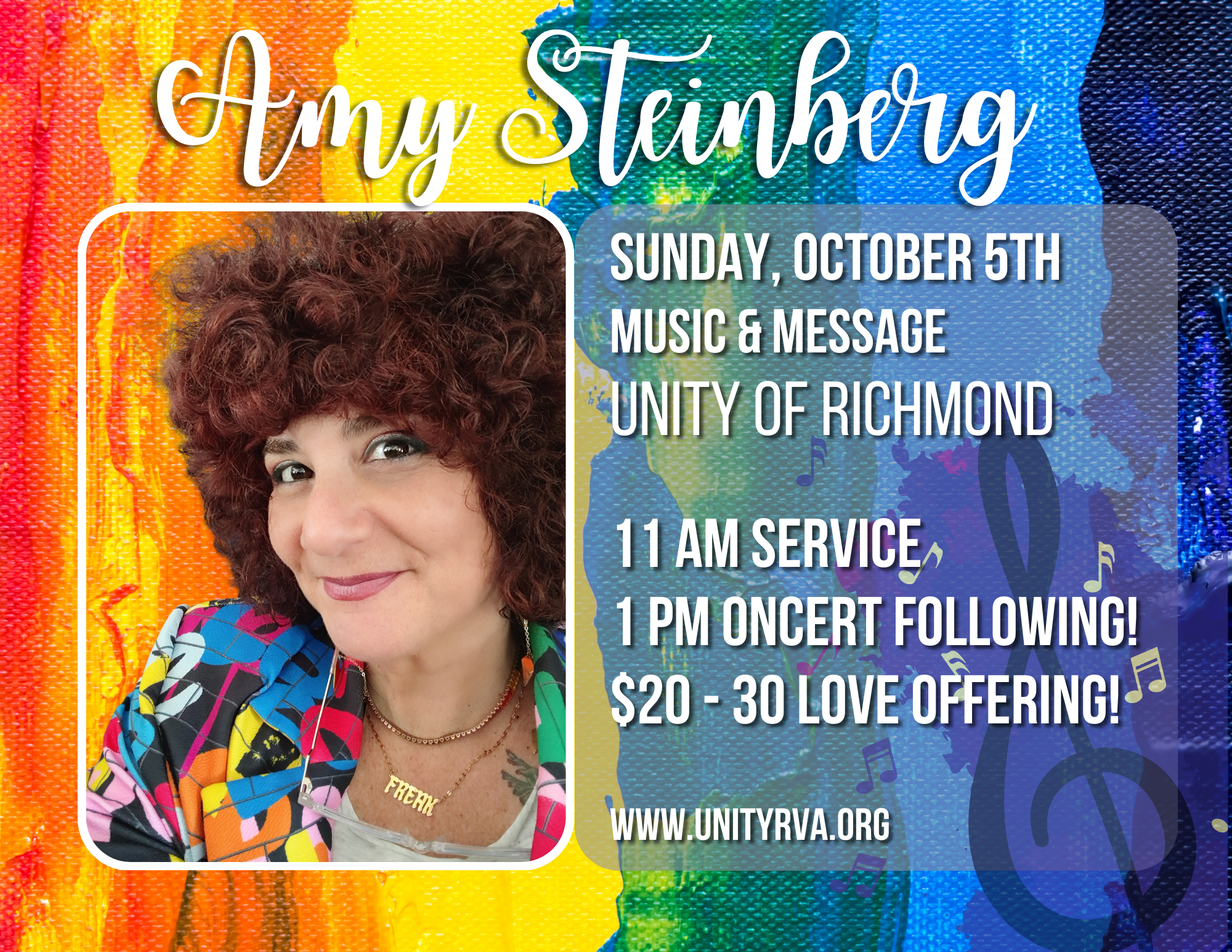 Amy Steinberg (11 x 8.5 in) (5.5 x 4.25 in)