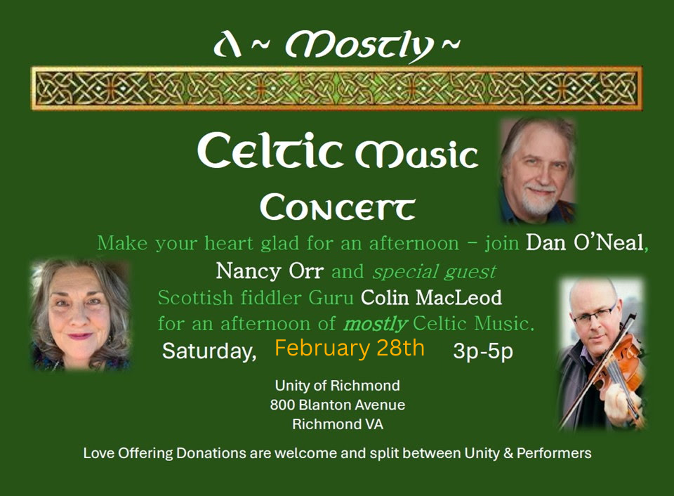 Celtic Concert Snow Date