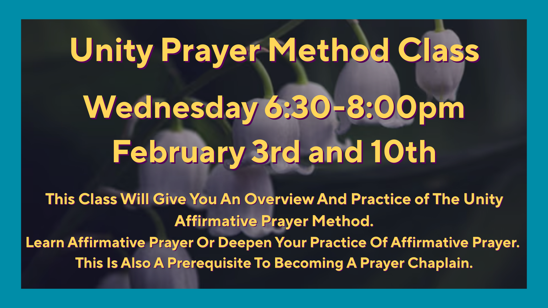 Unity Prayer Class