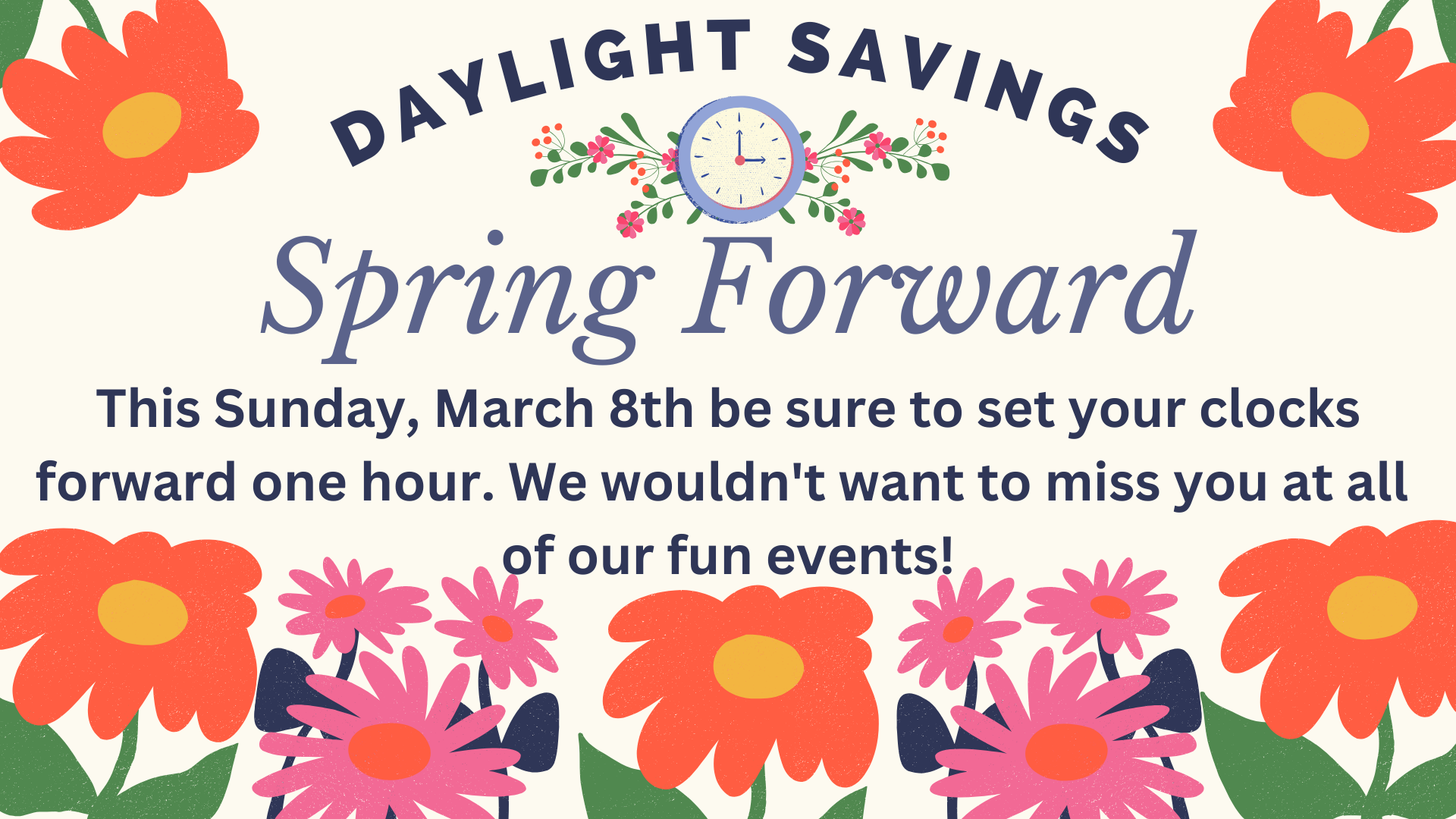 Daylight Savings Spring