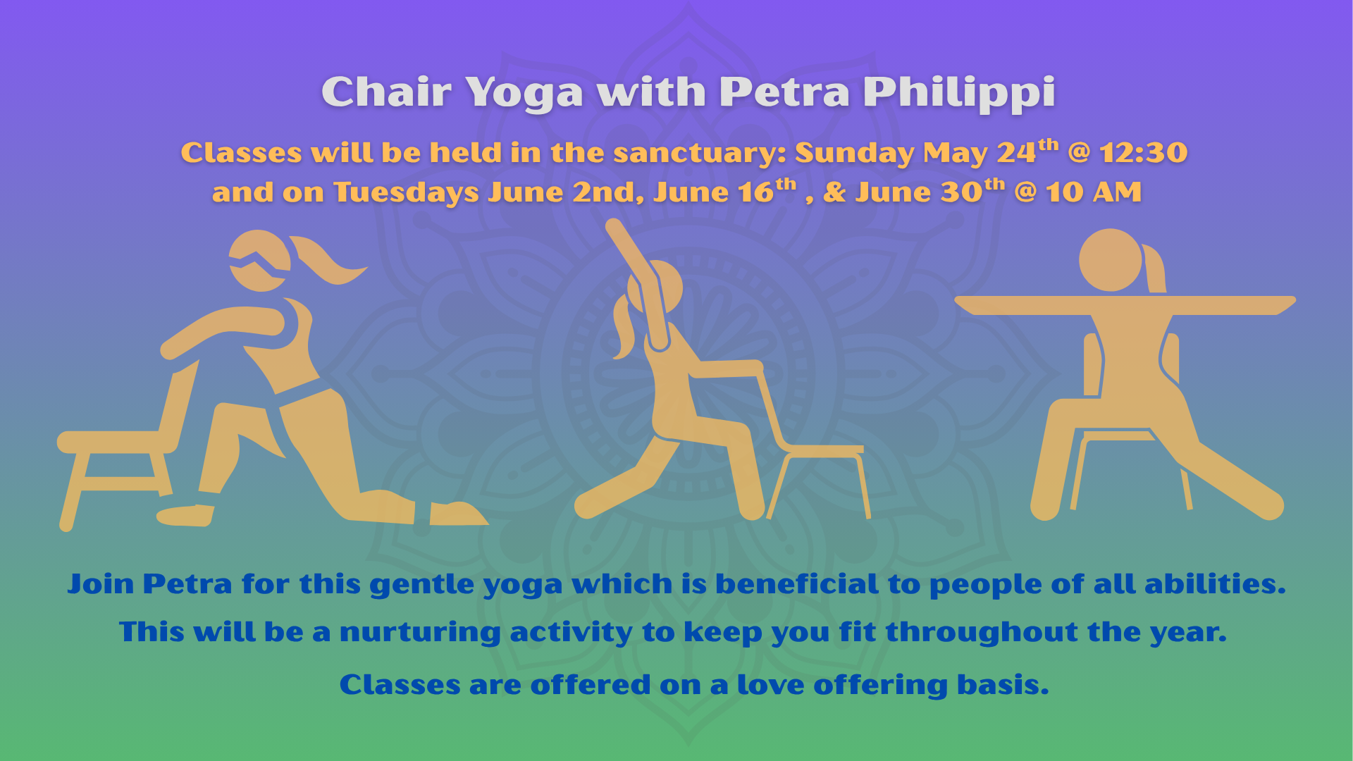 Copy of Chair Yoga w Petra